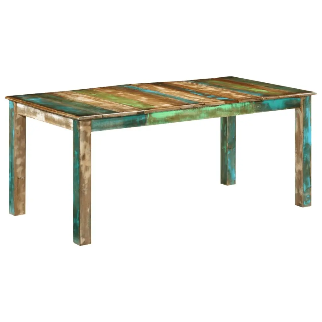 Reclaimed Wood Dining Table Brown Vintage Charm 180x90x76 cm
