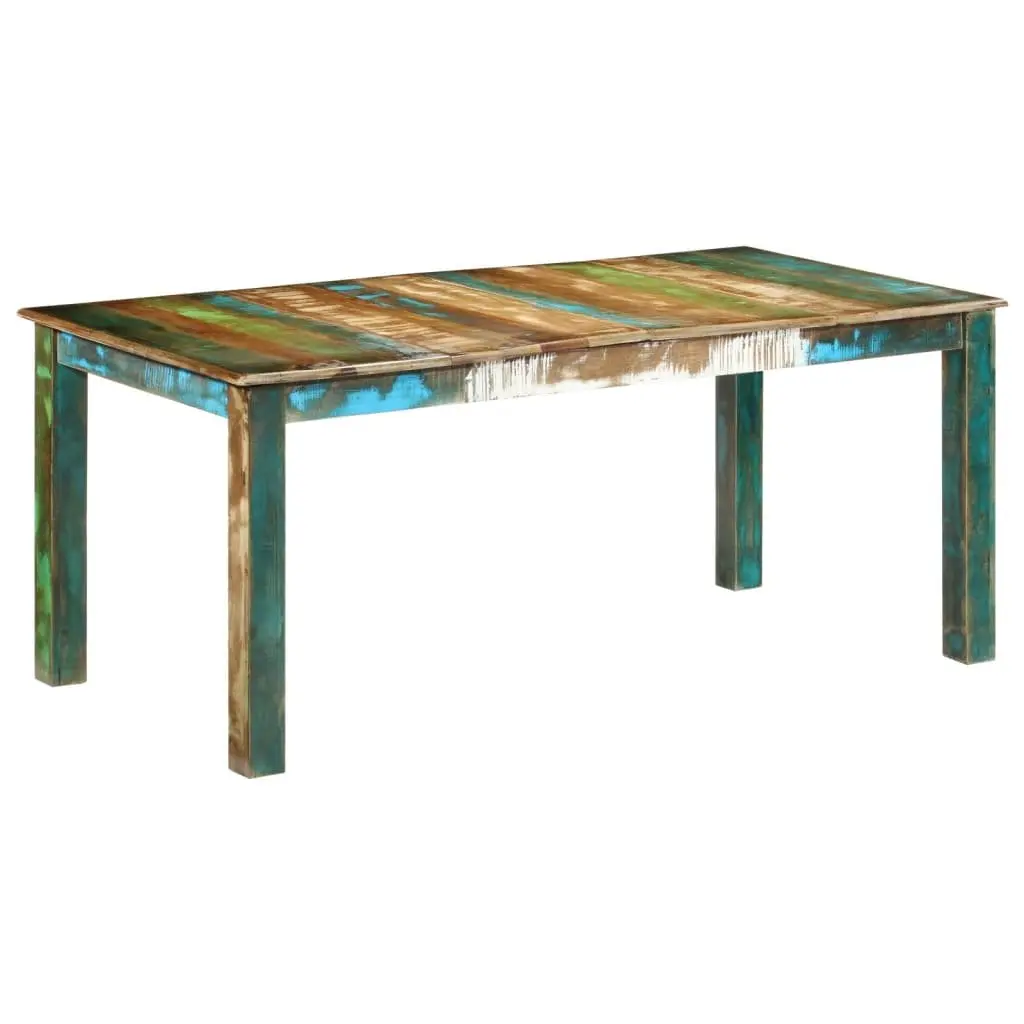 Reclaimed Wood Dining Table Brown Vintage Charm 180x90x76 cm