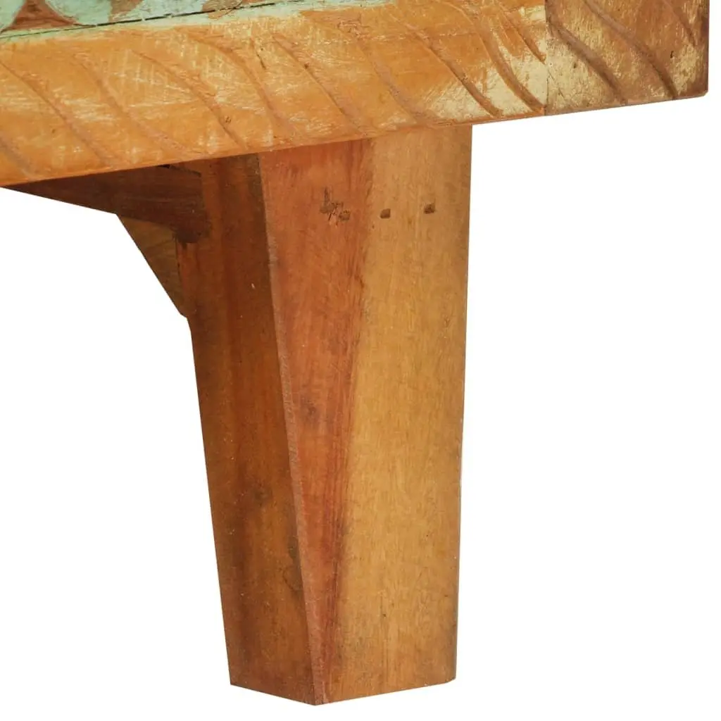 Hand-Carved Wooden Sideboard