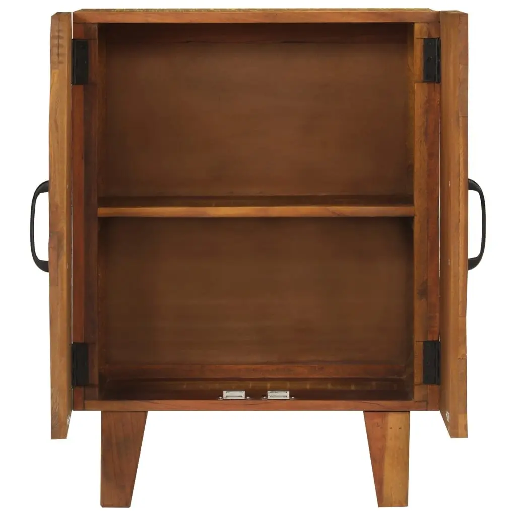 Hand-Carved Wooden Sideboard