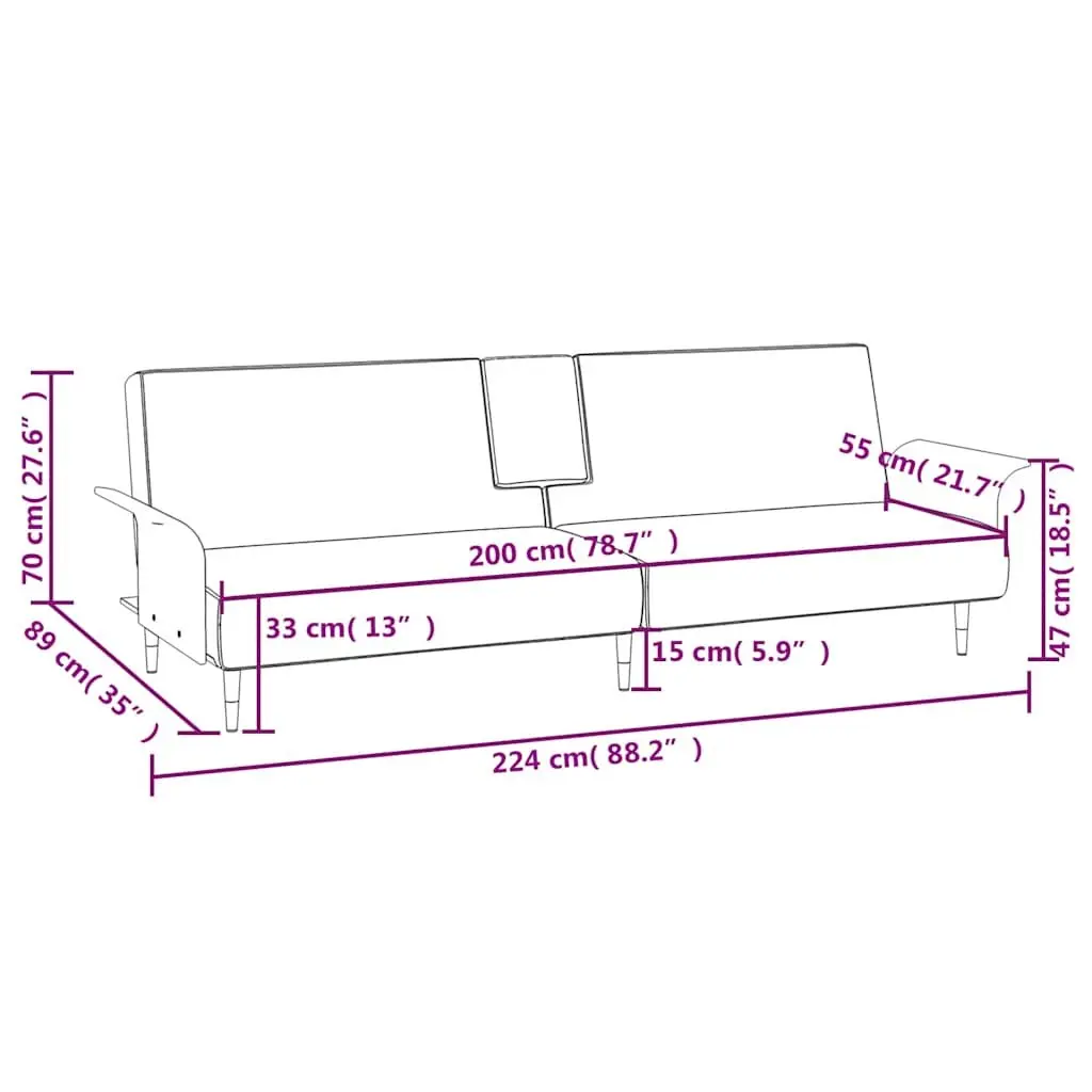Sofa Bed with Adjustable Backrest and More
