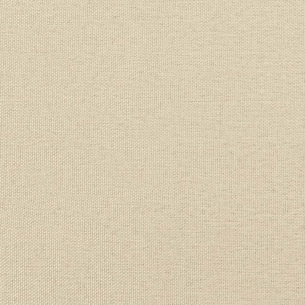 Adjustable Backrest Sofa Bed Cream Fabric Sleeper Couch with Cushions