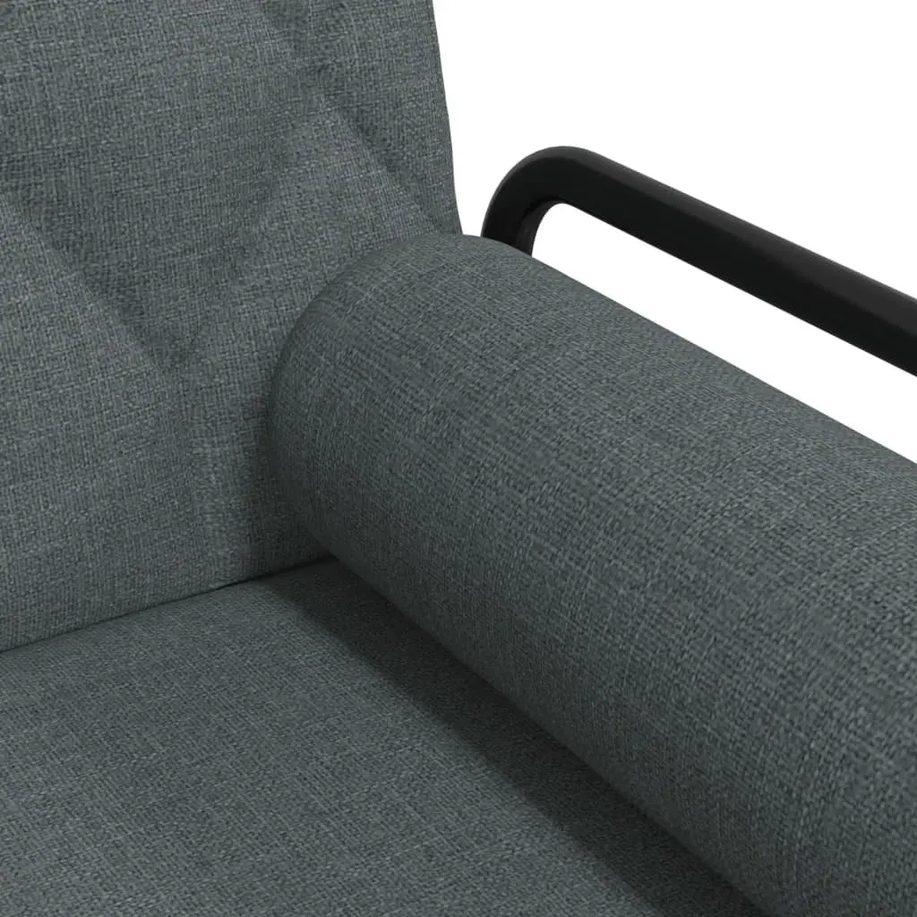 Grey Sofa Bed with Armrests