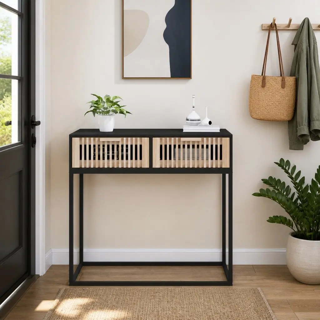 Console Table 80x30x75 cm in Black