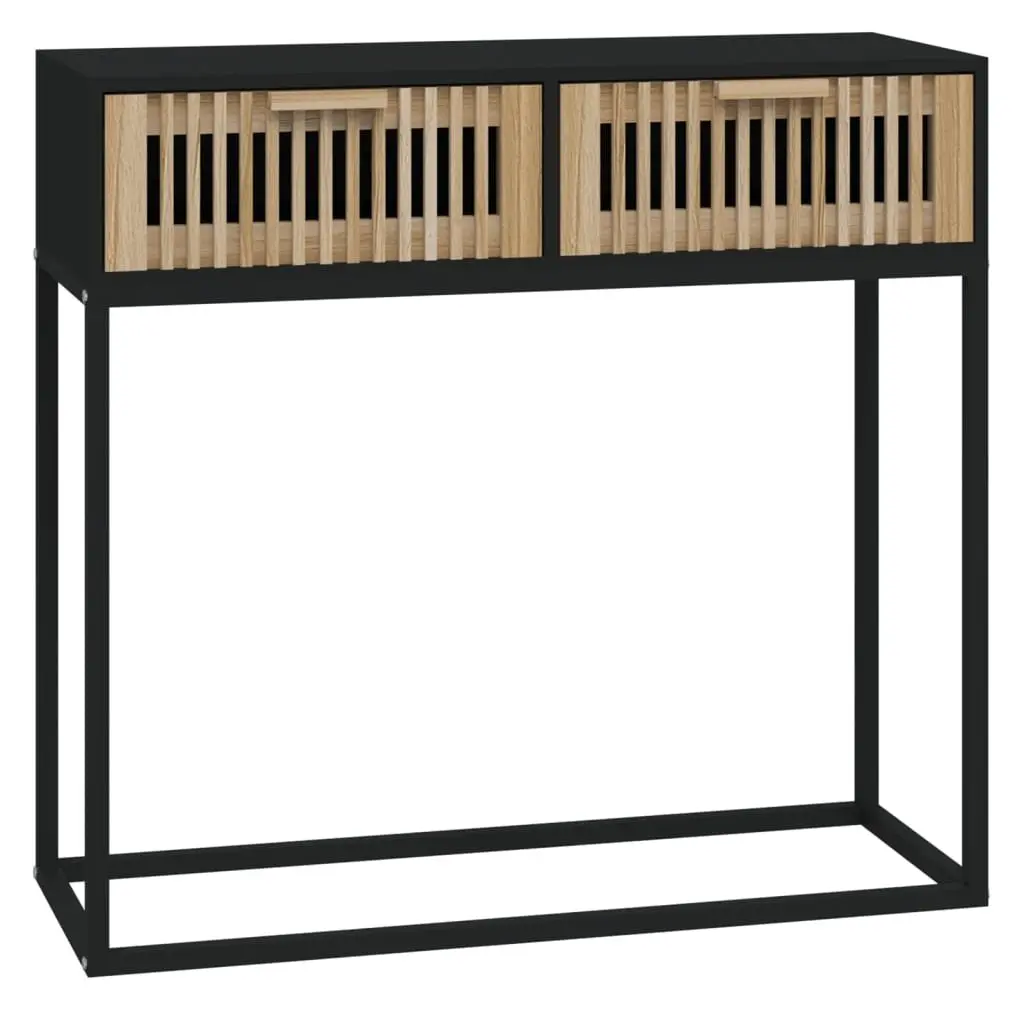 Console Table 80x30x75 cm in Black