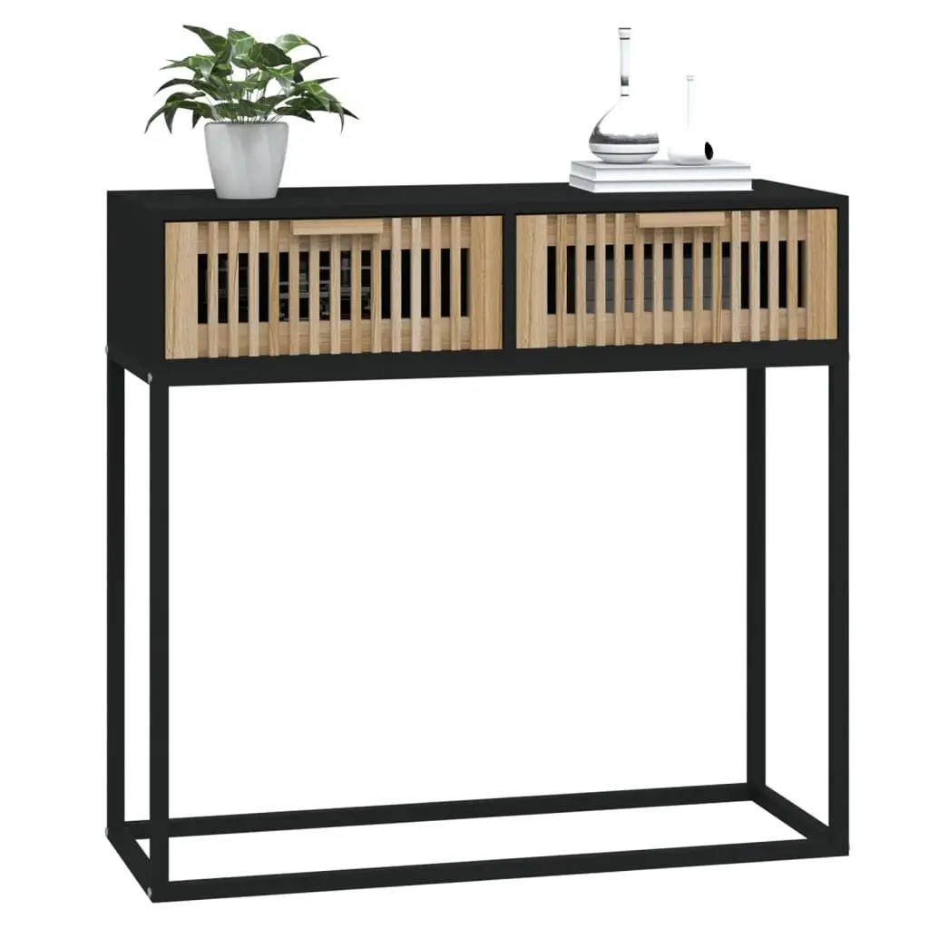 Console Table 80x30x75 cm in Black