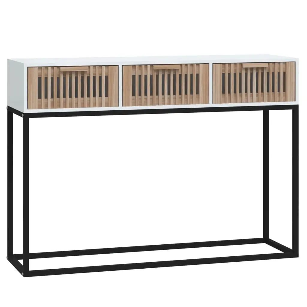 White Console Table for Organized Living