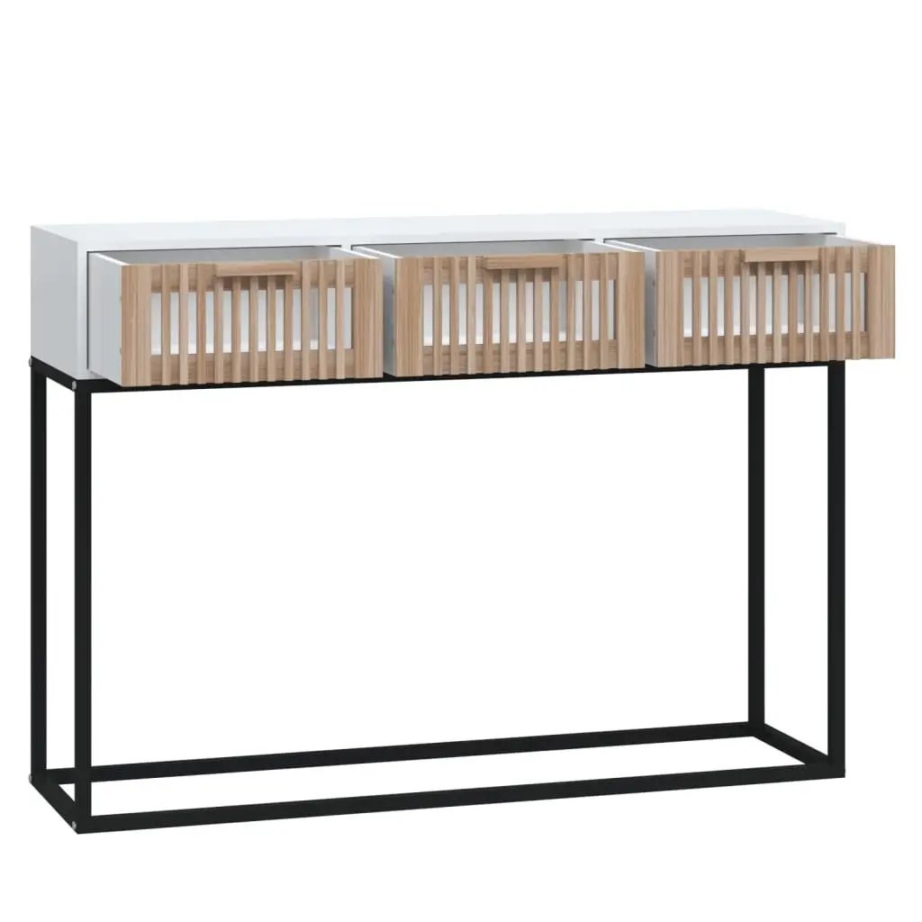 White Console Table for Organized Living