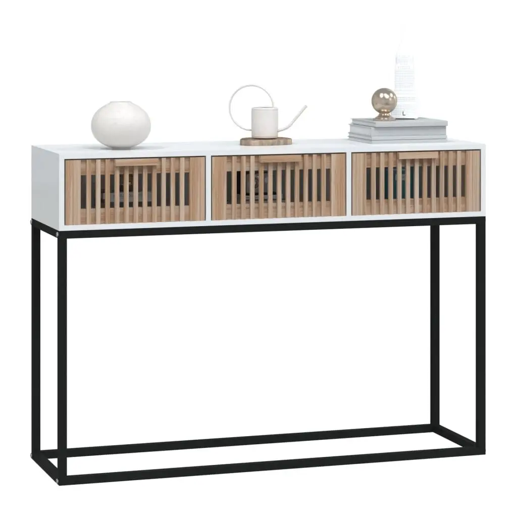 White Console Table for Organized Living