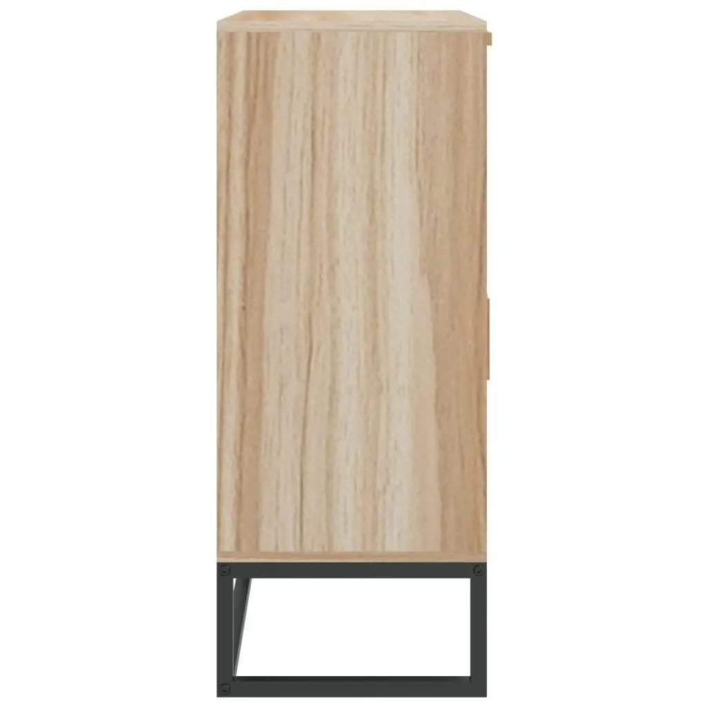 Storage Sideboard Cabinet 60x30x75 cm Brown Engineered Wood Furniture with Doors