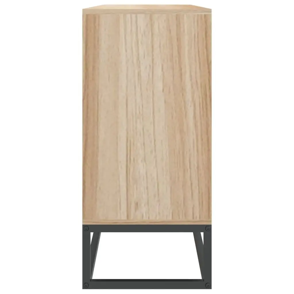 Sideboard Cabinet Brown Engineered Wood 105x30x65cm Storage Buffet Furniture
