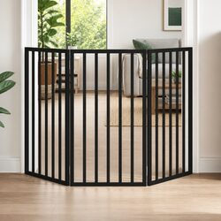 Your New Foldable Dog Gate - 3 Panels in Black