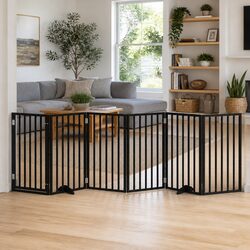 Friendly and Safe 6-Panel Dog Gate for Your Home