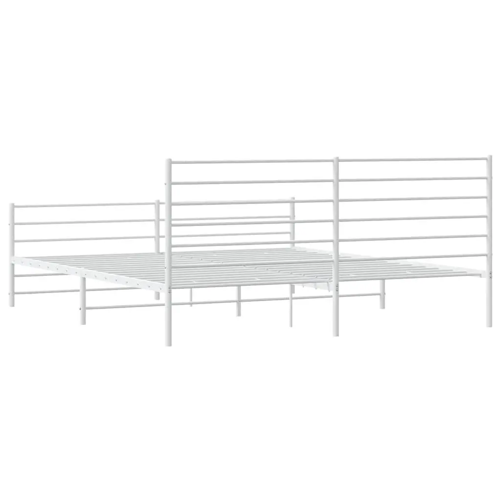 Metal King Bed Frame 183x203 cm