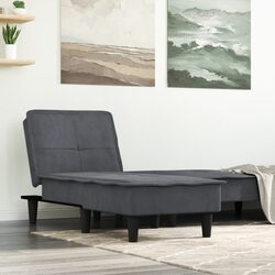 Your Friendly Grey Velvet Chaise Longue for Comfort
