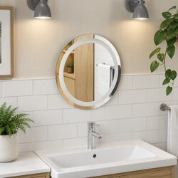 Your 40cm Round LED Bathroom Mirror with Ambient Lights