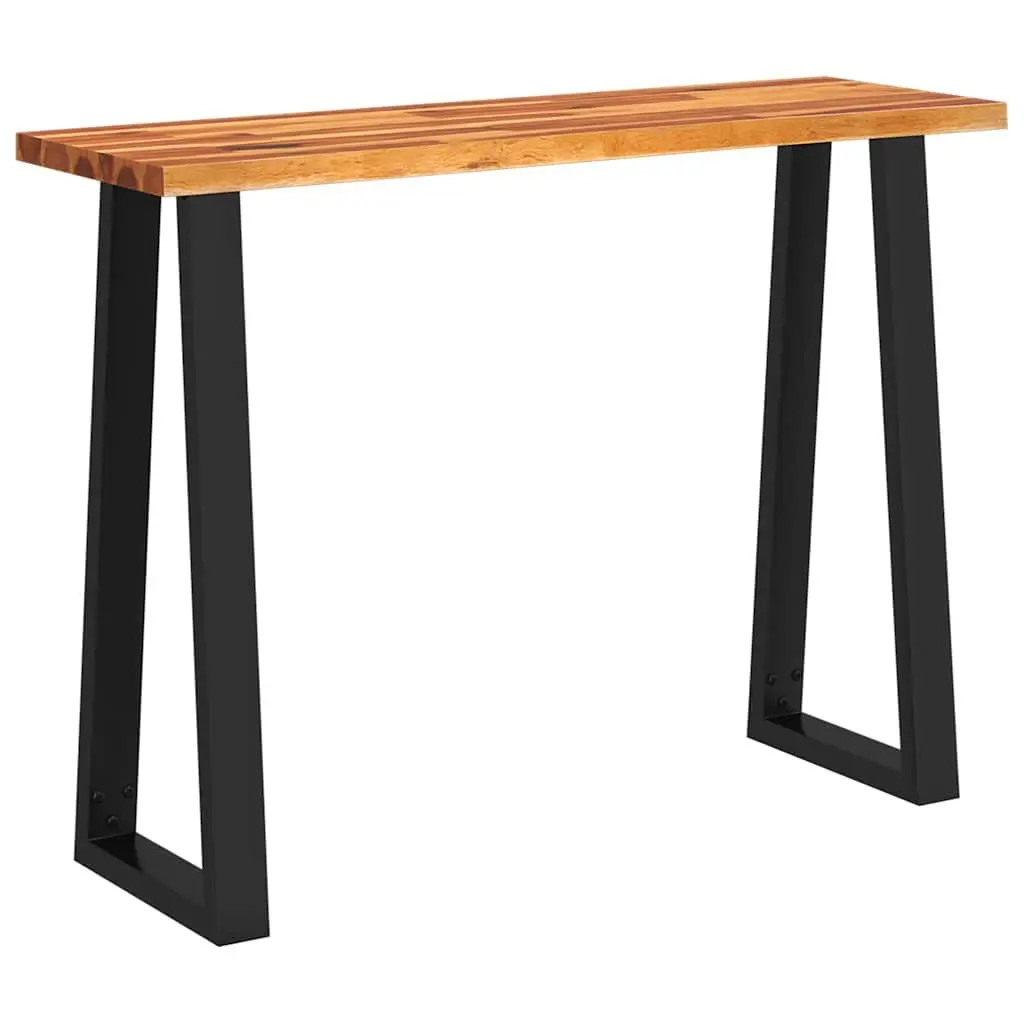Console Table Live Edge Solid Wood Acacia 110cm W x 35cm D x 80cm H