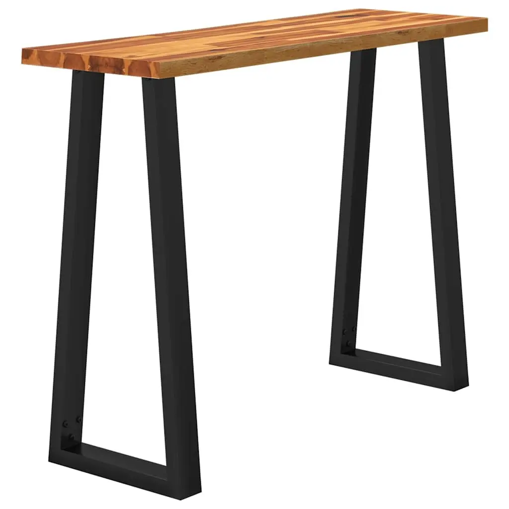 Console Table Live Edge Solid Wood Acacia 110cm W x 35cm D x 80cm H