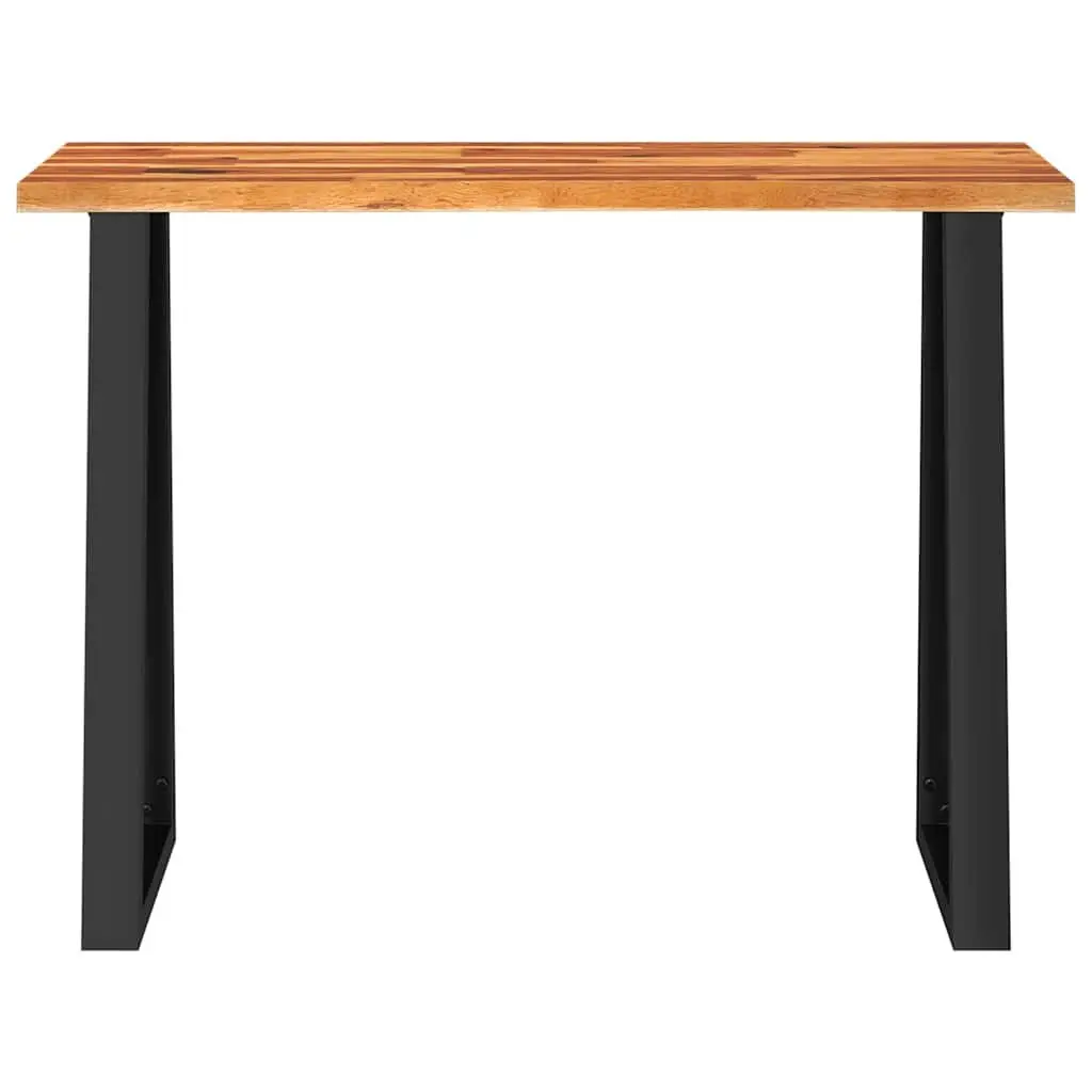 Console Table Live Edge Solid Wood Acacia 110cm W x 35cm D x 80cm H