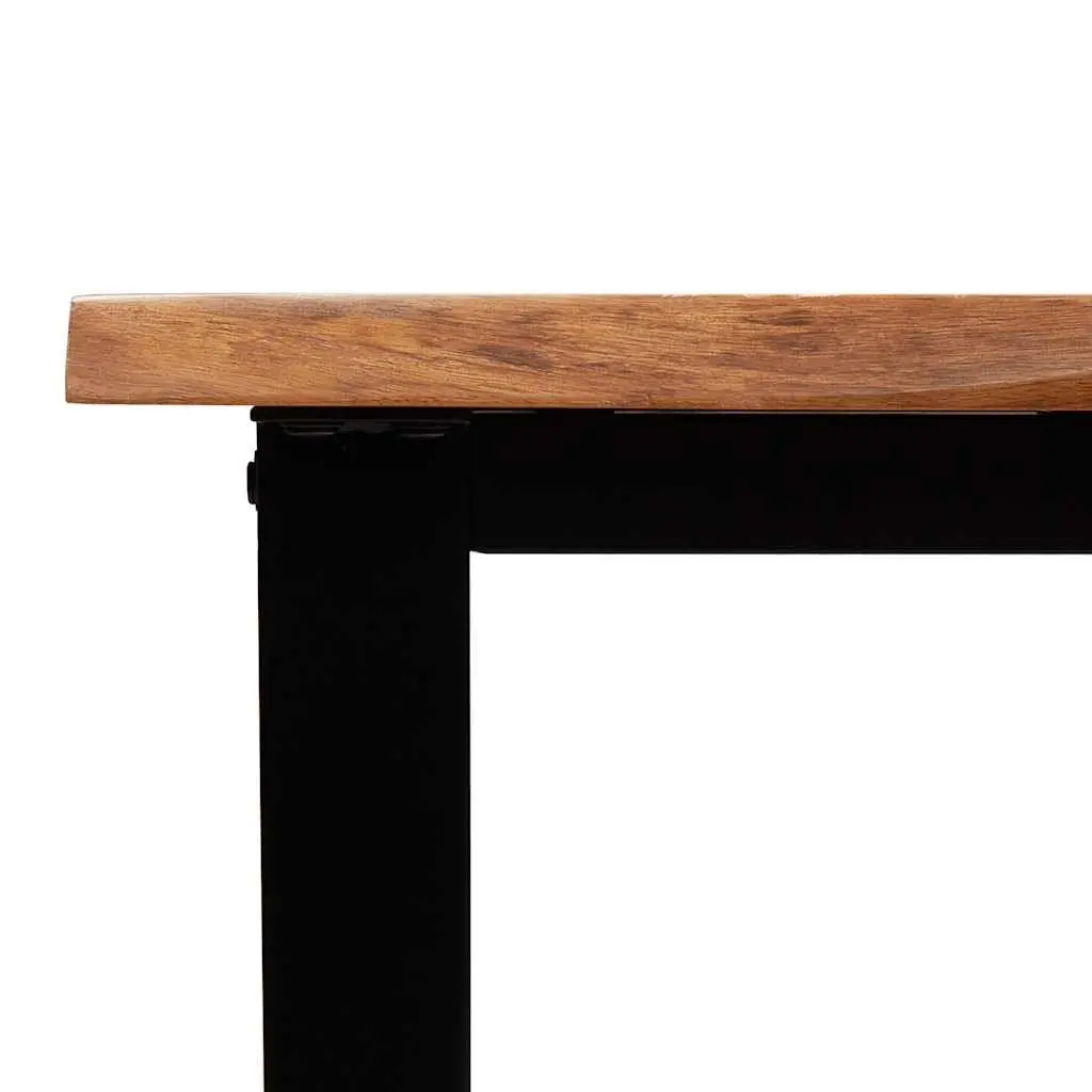 Console Table Live Edge Solid Wood Acacia 110cm W x 35cm D x 80cm H