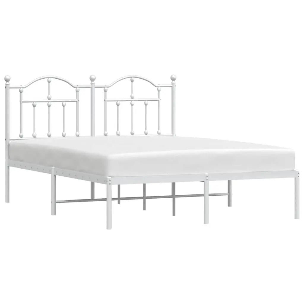 Metal Bed Frame 150x200 cm