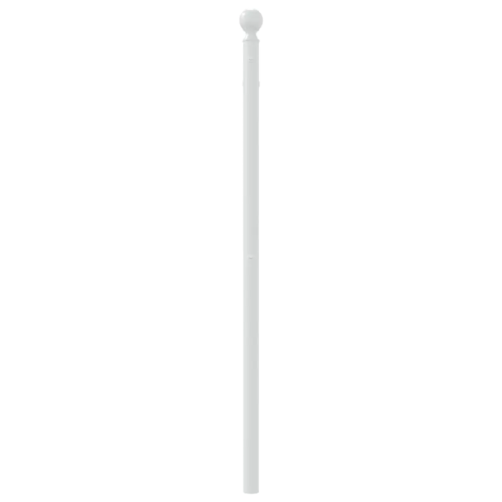 Metal Headboard White 107cm Powder Coated Steel Bed Header