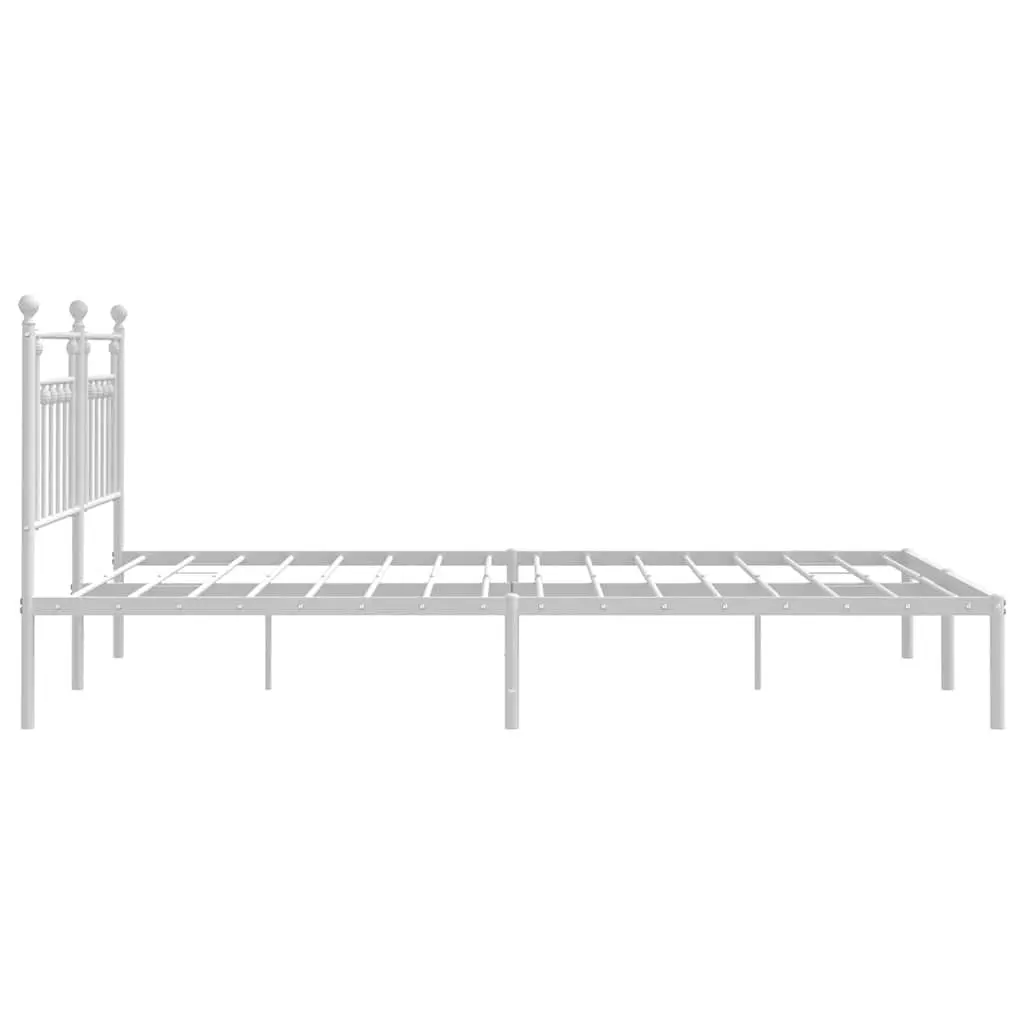 King Size Metal Bed Frame with Headboard