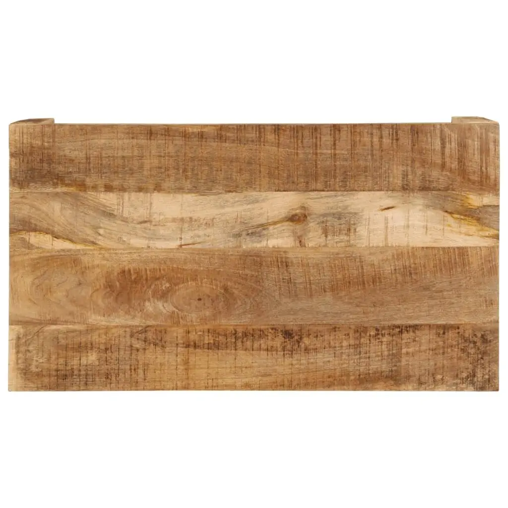 Coffee Table 100x55x40 cm Solid Wood Mango Brown Rustic Vintage Living Room