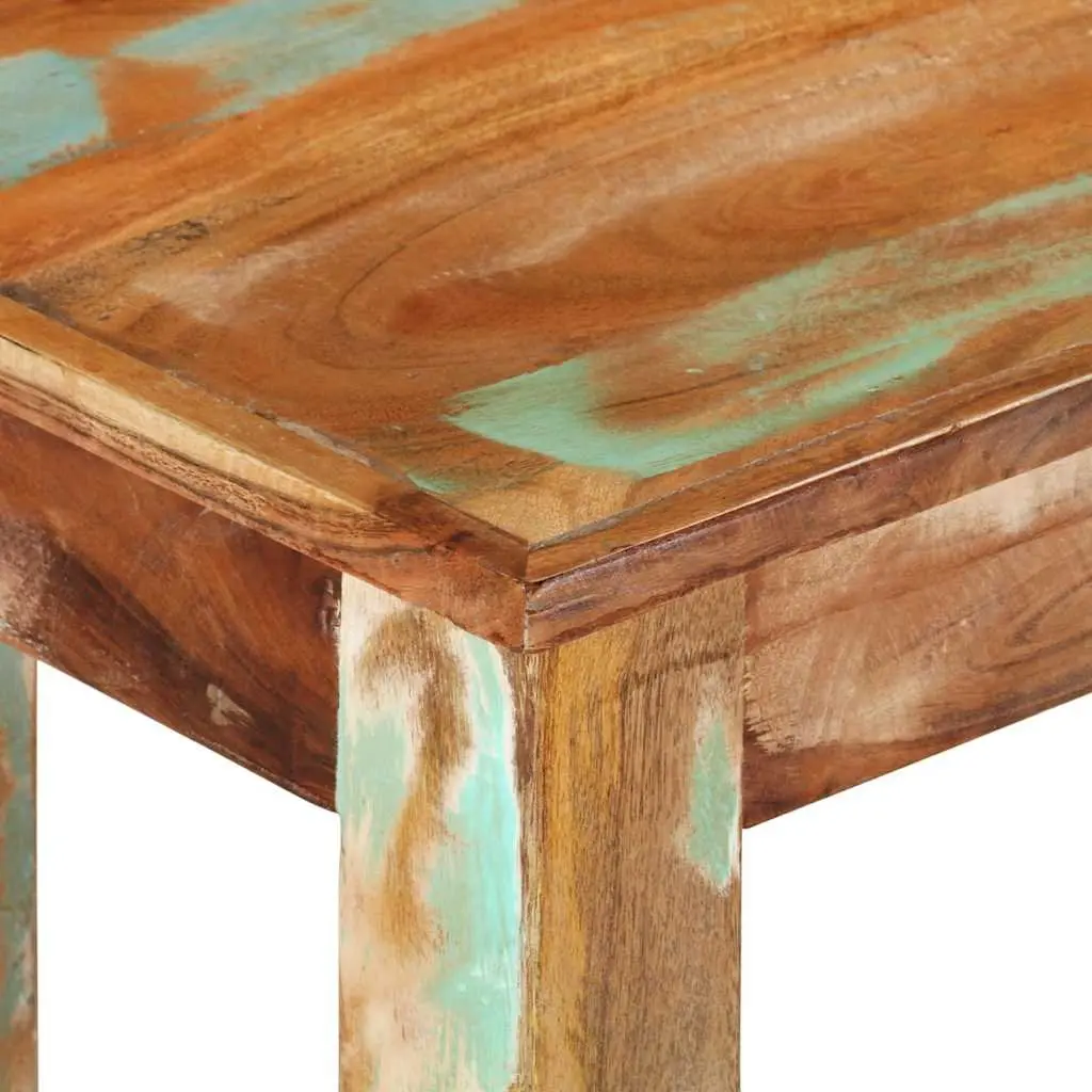Indoor Wooden Bench 160cm Solid Reclaimed Wood Brown Seating 35cm Wide 46cm High