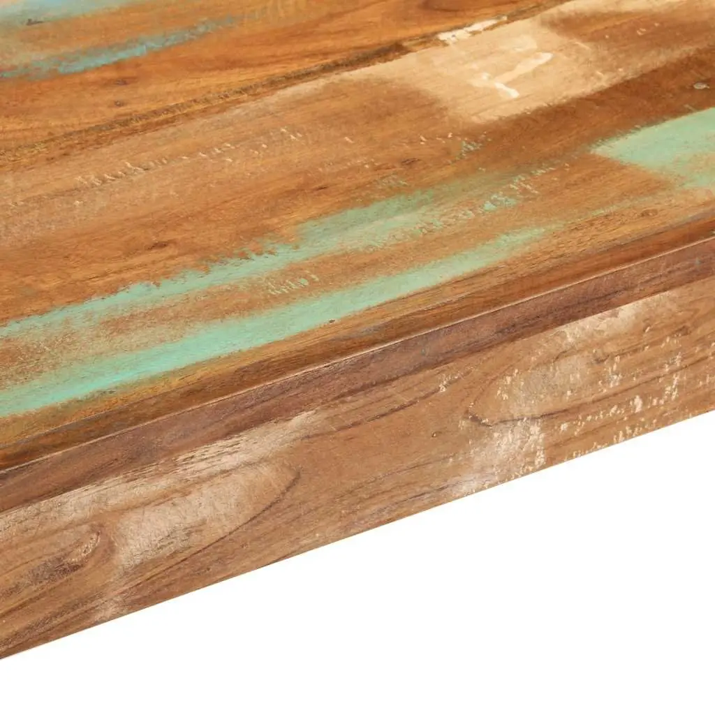 Indoor Wooden Bench 160cm Solid Reclaimed Wood Brown Seating 35cm Wide 46cm High
