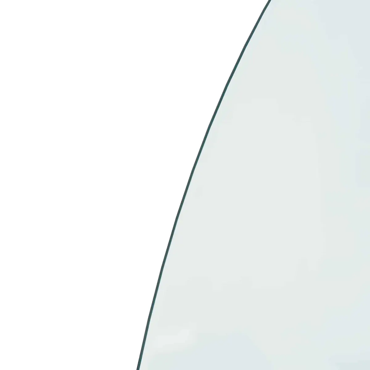 Fireplace Glass Plate Hearth Pad Transparent 800 x 600 mm Heat Resistant Floor