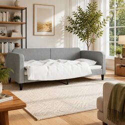 Friendly Grey Day Bed Sofa Bed 90x190 cm for Every Home