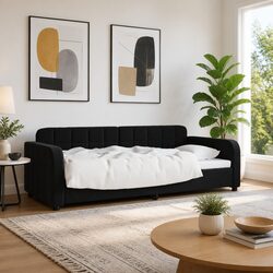 Your Perfect Black Velvet Day Bed Sofa Awaits You