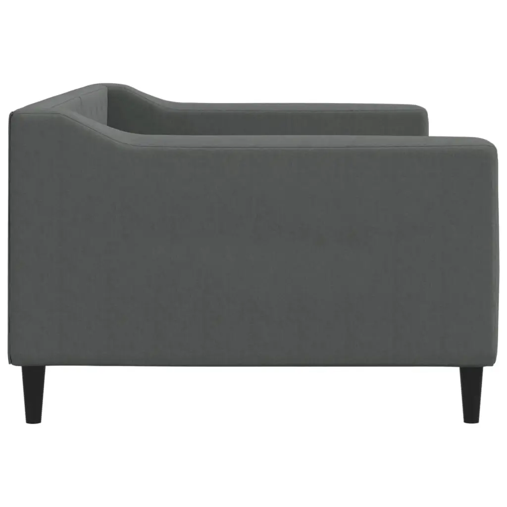 Day Bed Sofa Bed Grey Fabric 90x190cm