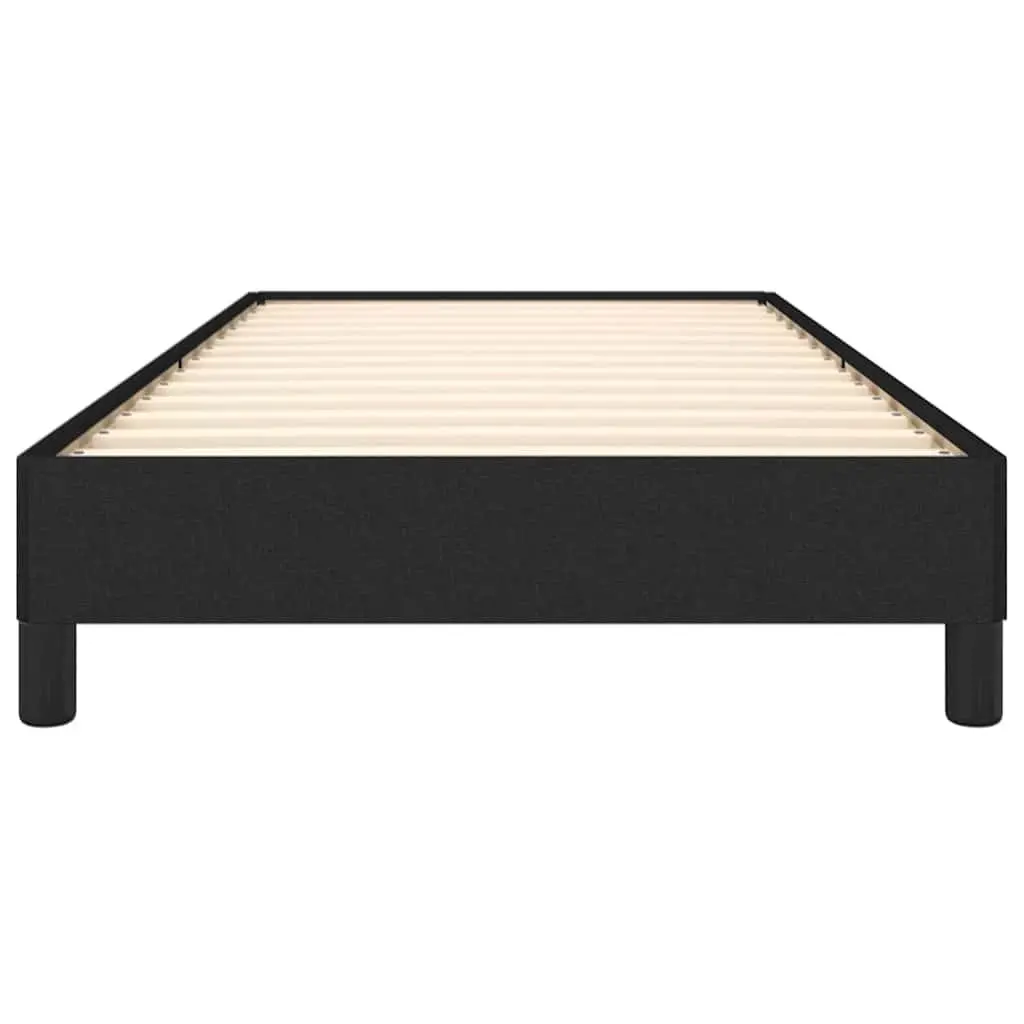 King Single Bed Frame Black Fabric Upholstered Platform Bedroom Furniture