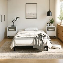 Discover Comfort with the Black Velvet King Single Bed Frame