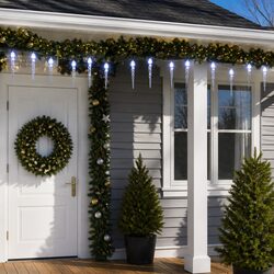 Christmas Icicle Light 200 LEDs Cold White 20m Indoor Outdoor Holiday Decoration