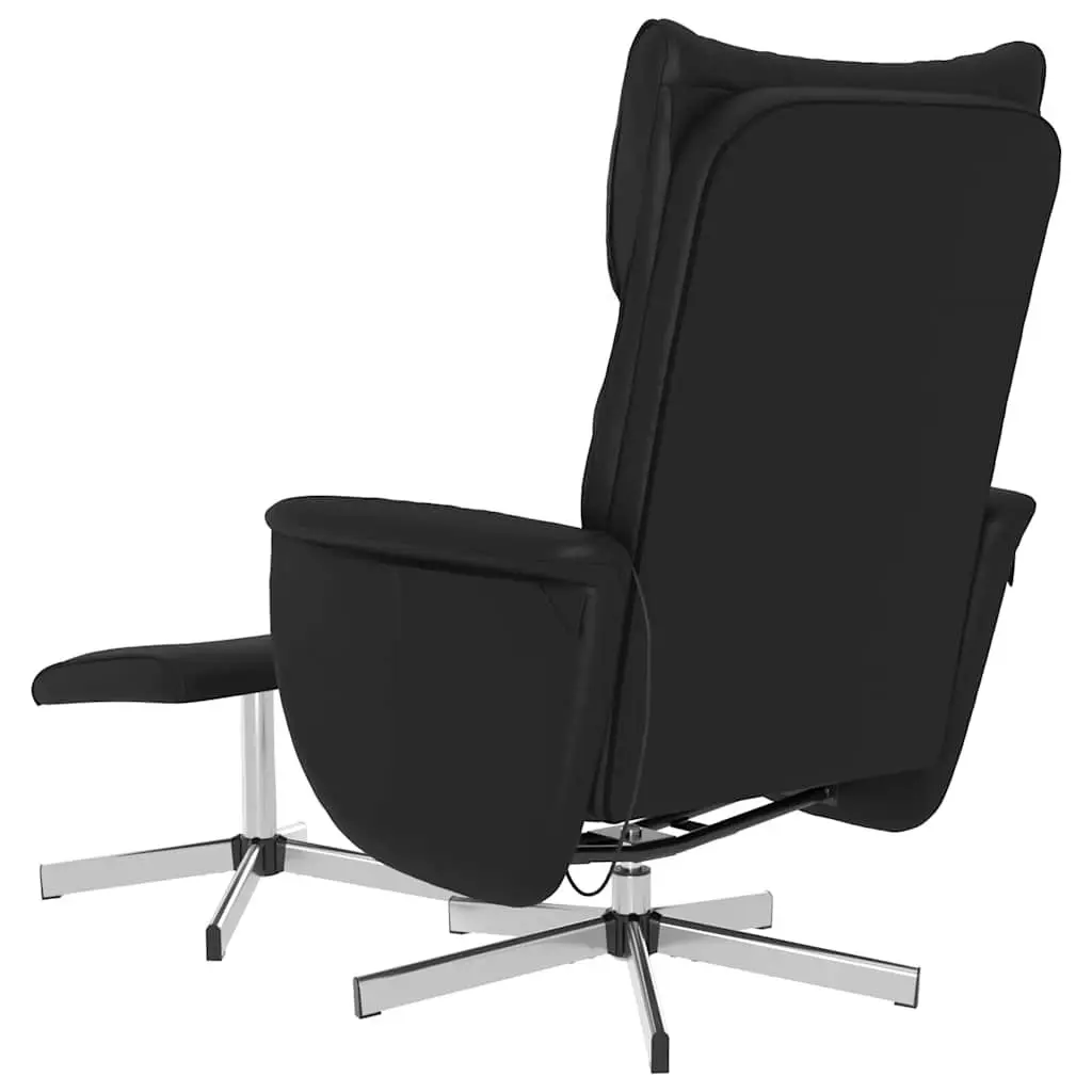 Massage Recliner Chair Faux Leather Vibration Therapy 360 Degree Swivel