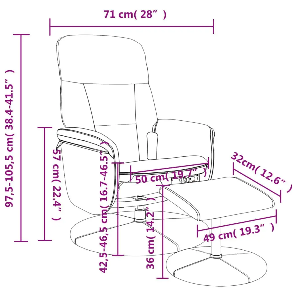 Massage Recliner Chair with Footstool Vibration 360 Swivel Dark Grey Velvet