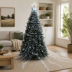 Christmas Tree Light 320 Cold White LEDs 8 Modes Waterproof Outdoor Indoor