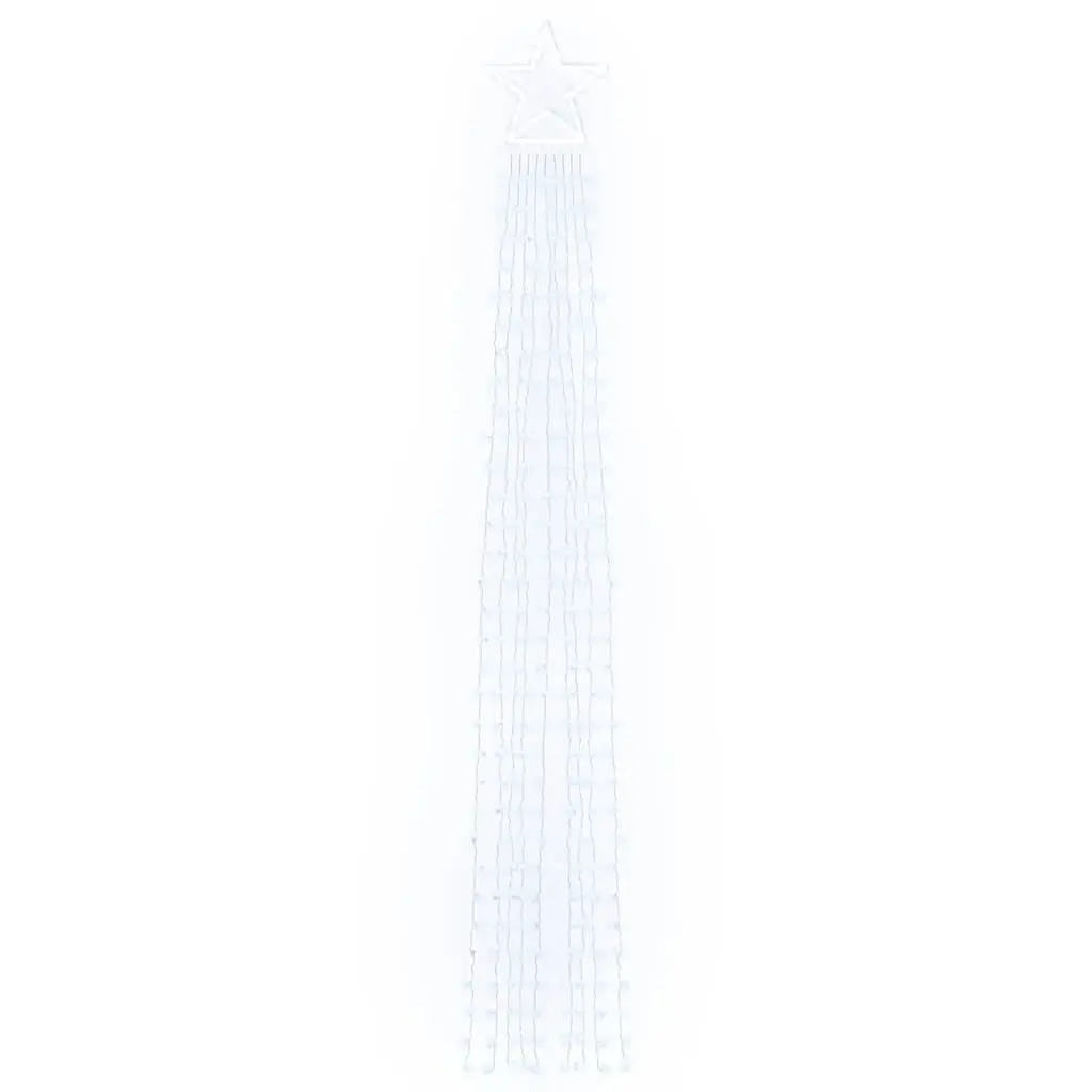 Christmas Tree Light 320 Cold White LEDs 8 Modes Waterproof 375 cm