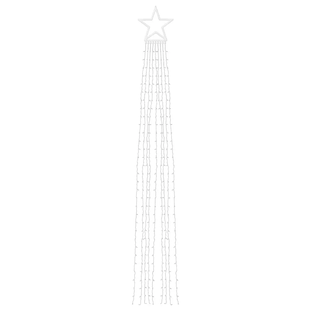 Christmas Tree Light 320 Cold White LEDs 8 Modes Waterproof 375 cm