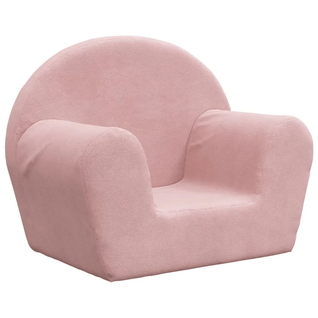 Kids Sofa Pink Soft Plush Removable Washable
