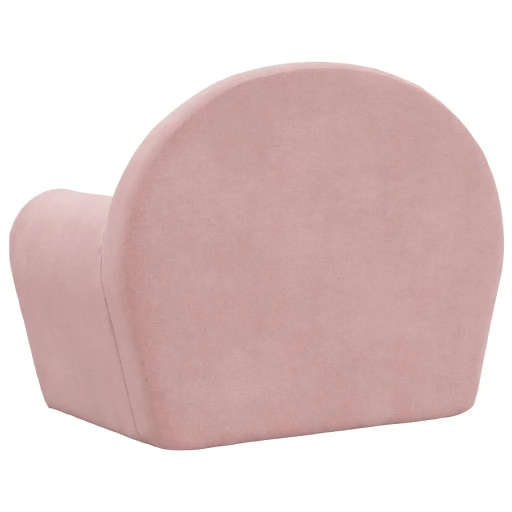Kids Sofa Pink Soft Plush Removable Washable