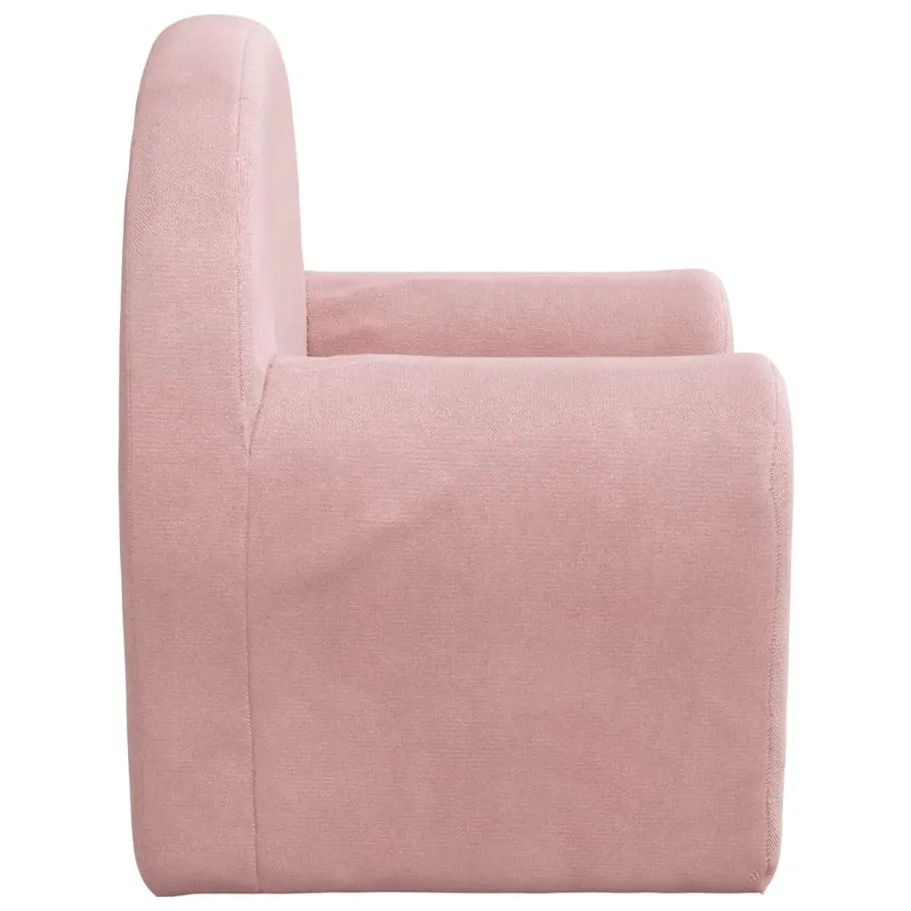 Kids Sofa Pink Soft Plush Removable Washable