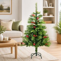 Friendly 150cm Green Artificial Christmas Tree with Natural Touch