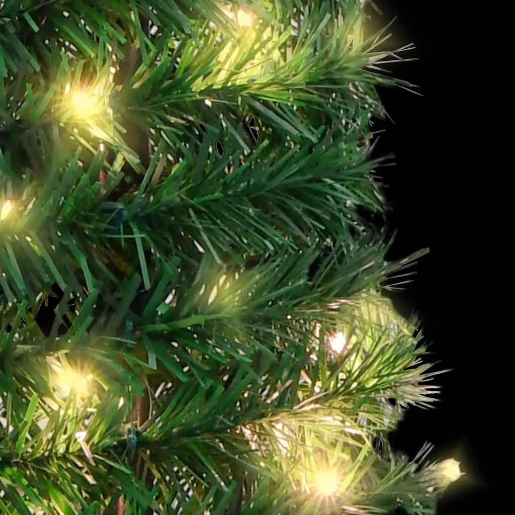 Artificial Christmas Tree Pop-up 120cm Green 50 LEDs 8 Lighting Modes