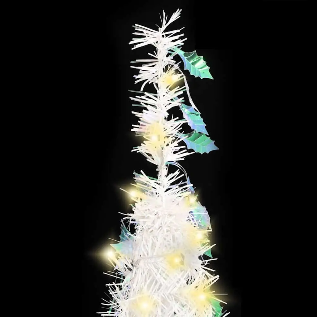 Artificial Christmas Tree Pop-Up White 180cm 150 LEDs 8 Lighting Modes