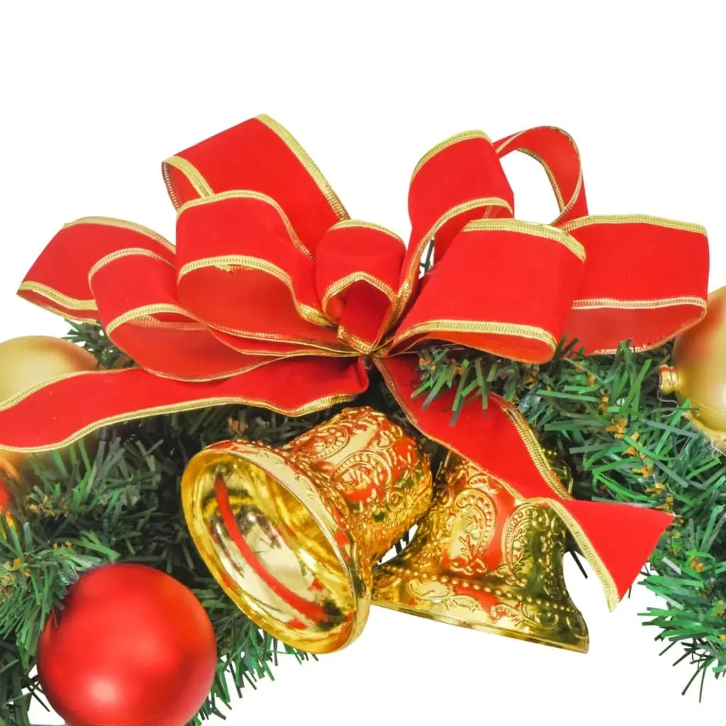 Christmas Wreath Green 45cm with 20 LED Lights