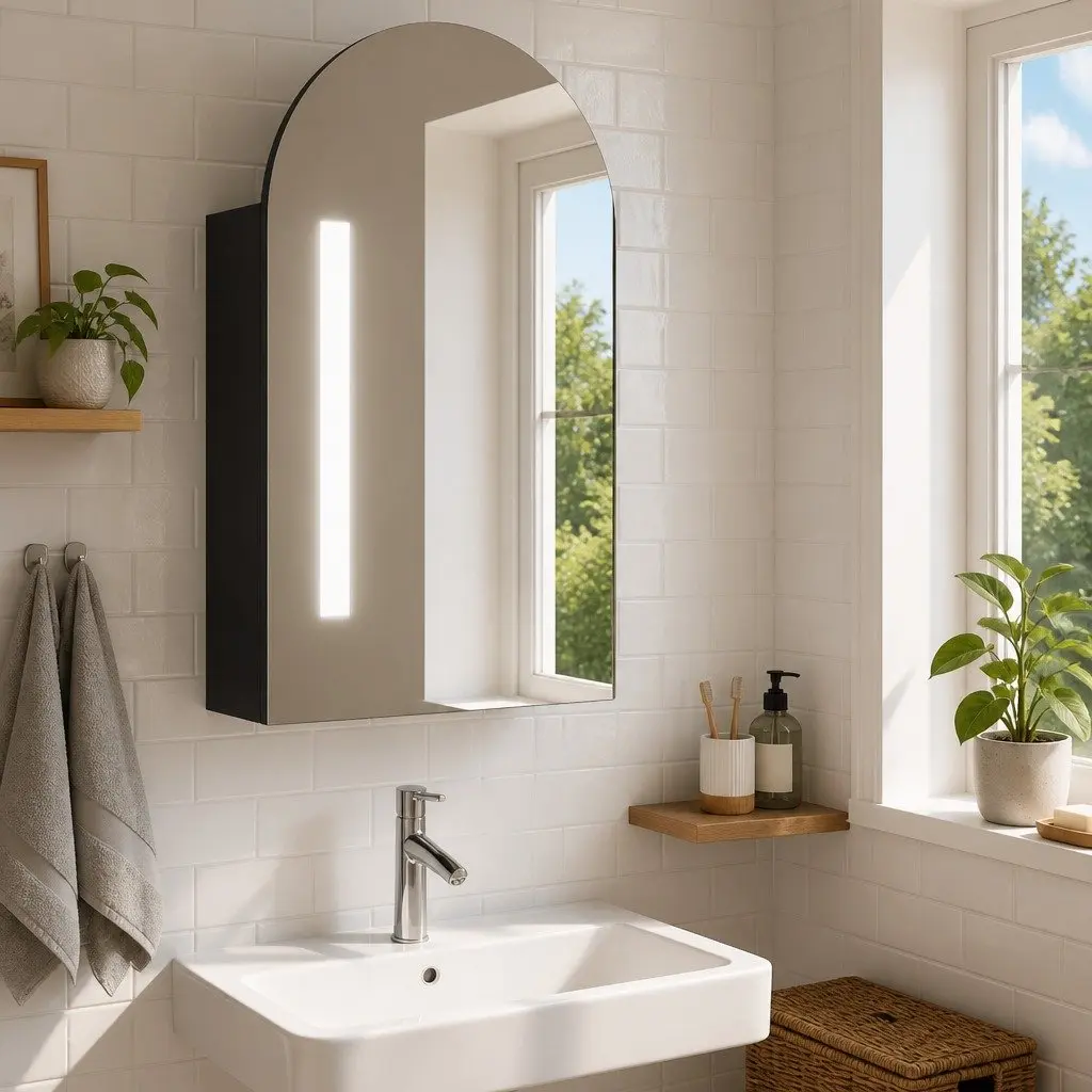 Bathroom Mirror Cabinet with LED Lighting